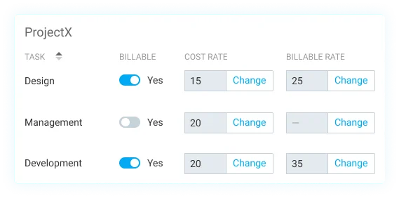 Track your billable hours