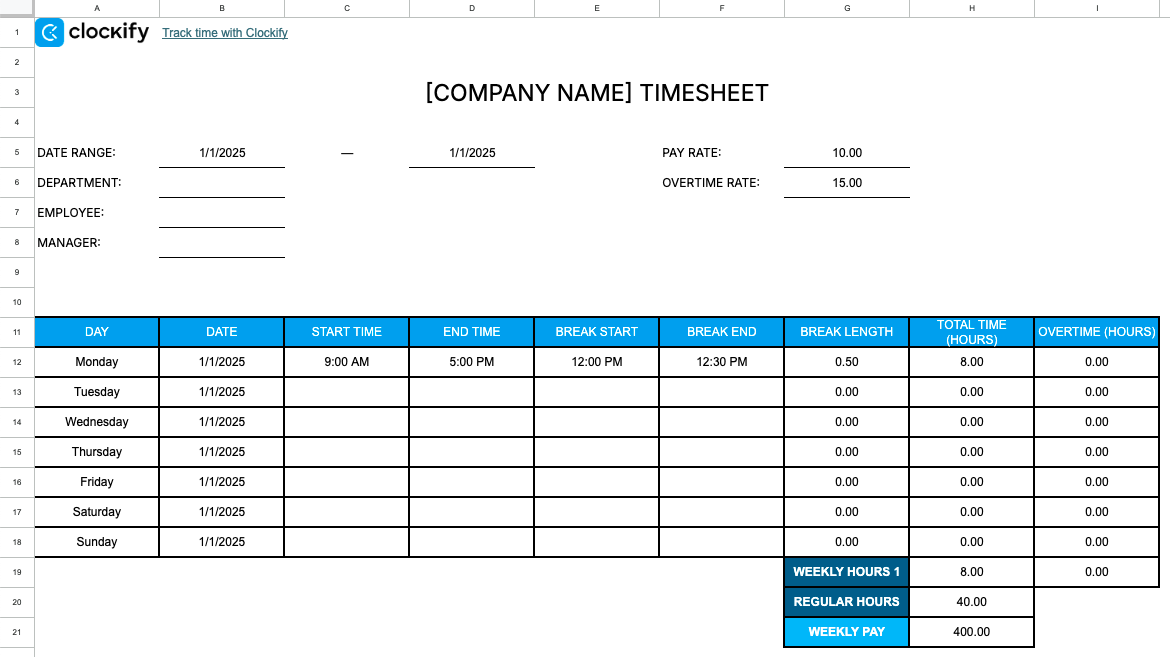 Record daily hours worked and payments with ease