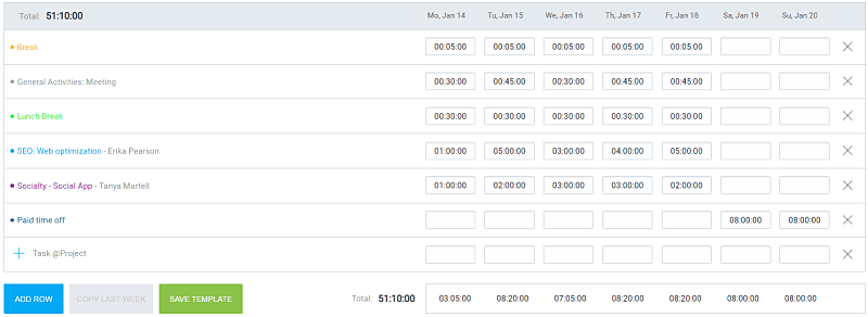 HR Software - Time Clock & Timesheet Software Clockify - timesheet