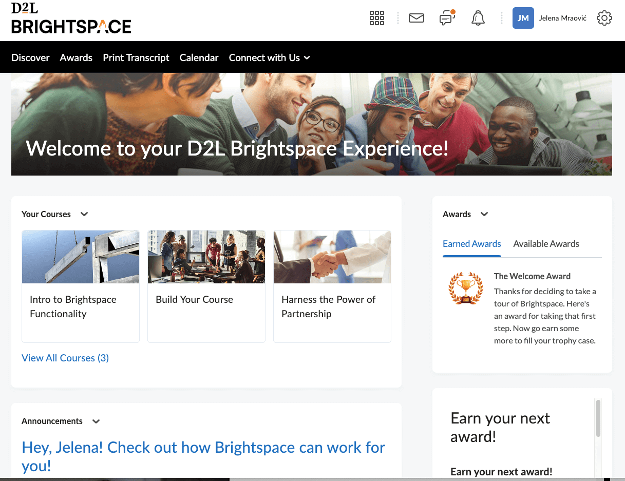 D2L Brightspace HR software