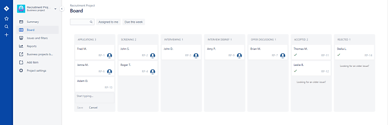 HR Software - JIRA