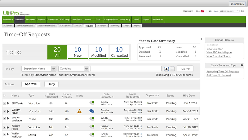 HR Software - UltiPro