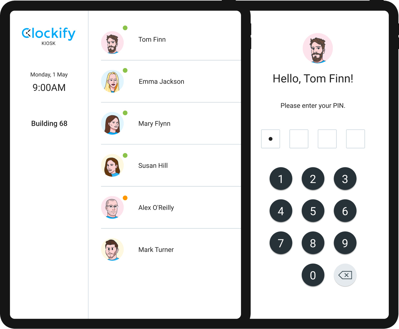 Time Clock for HVAC companies Clockify™