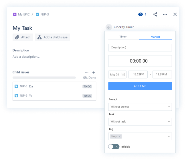 timetracking jira