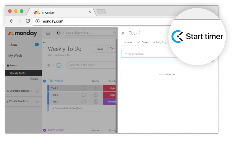 trackingtime app integration