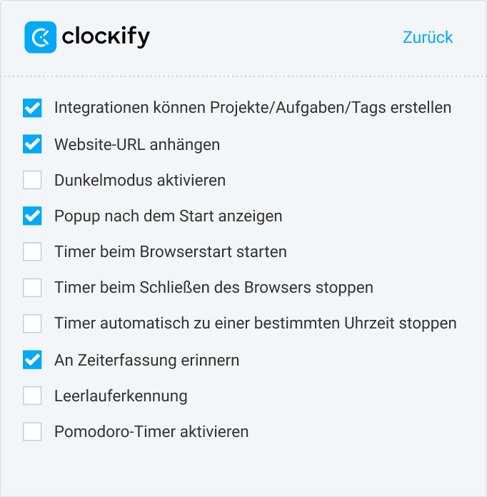 Pipedrive time tracking - enable Clockify extension