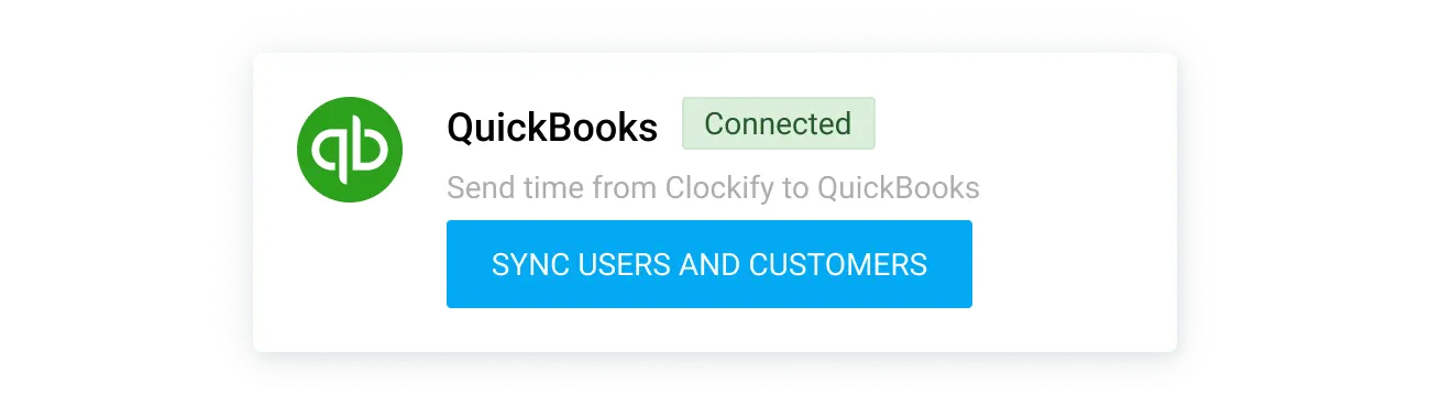 Connect to QuickBooks and authorize access