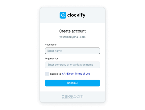 Create Clockify and Quickbooks accounts