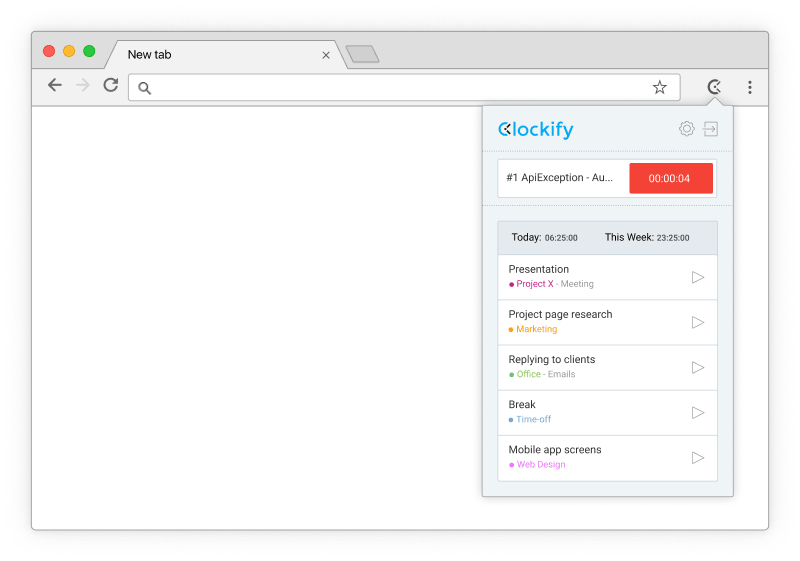 Sentry time tracking - timer starts ticking in Chrome