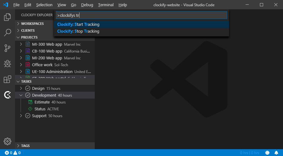 visual studio code install log