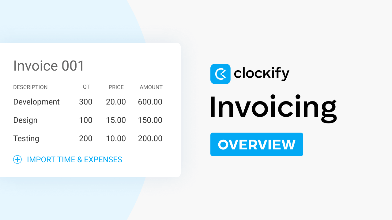 time tracking tutorial invoicing