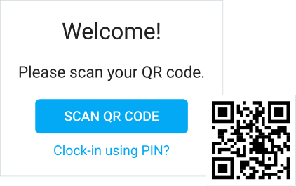 Kiosk QR code