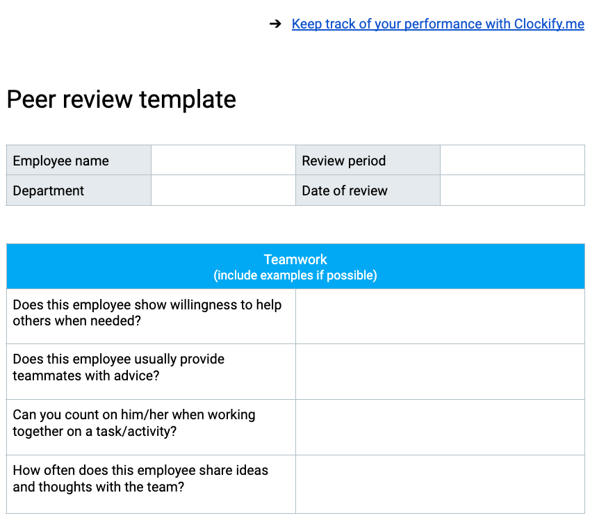 Free Employee Performance Report Templates Employee Performance Reports ...