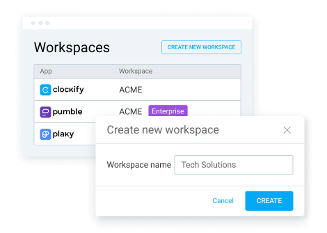 Set up your workspaces