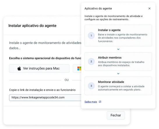 Defina o monitoramento de atividades do Clockify