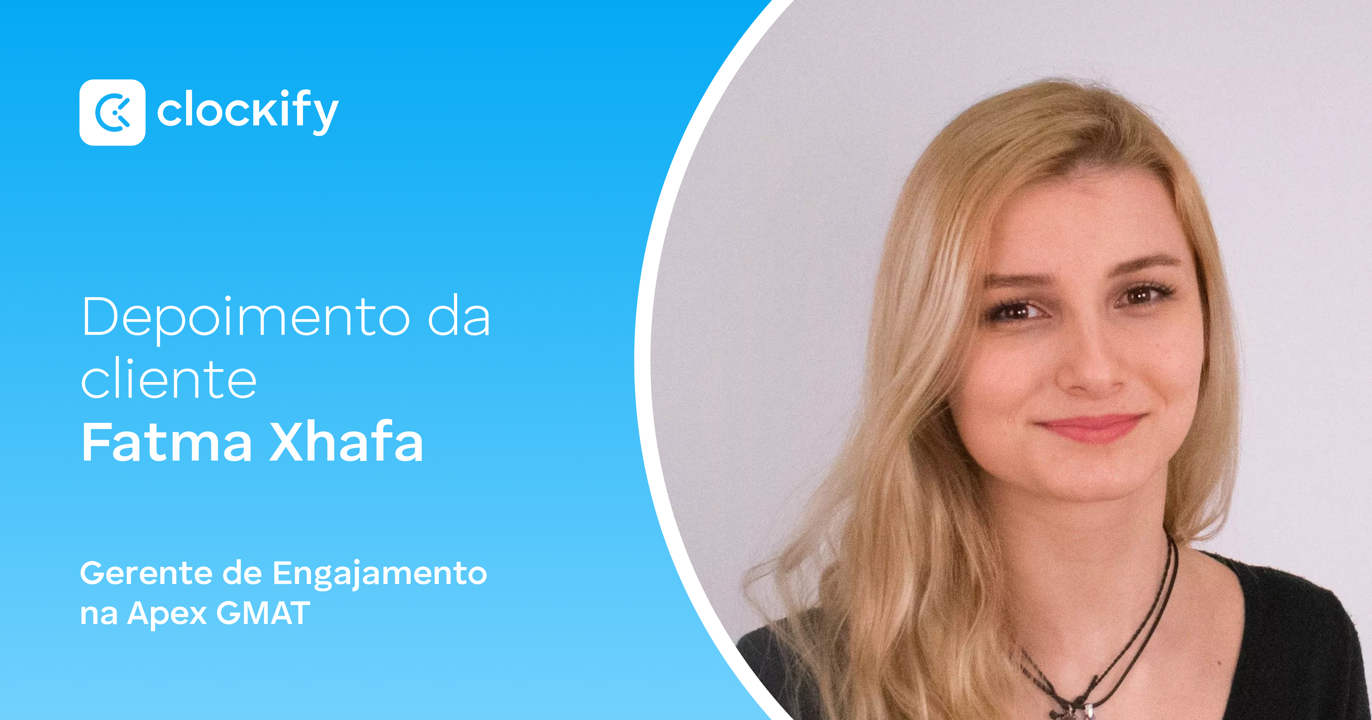 Apex-Gmat - Depoimento de clientes Clockify