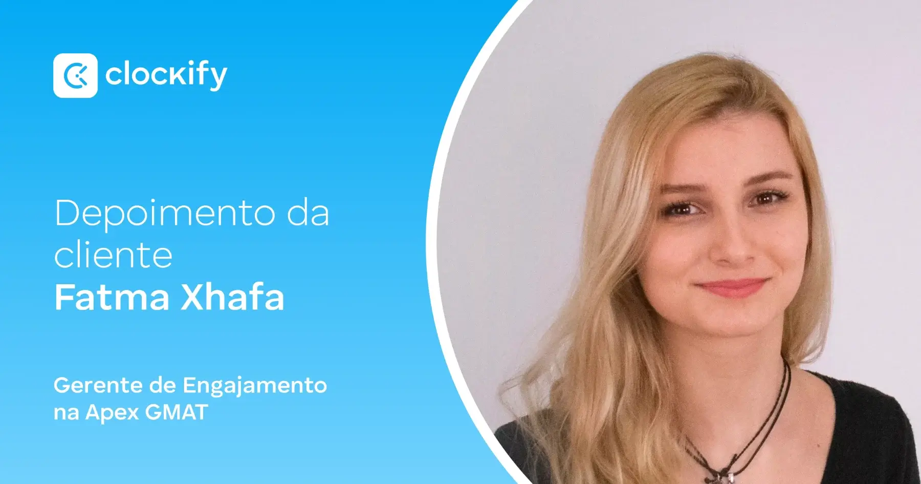 Apex-Gmat - Depoimento de clientes Clockify
