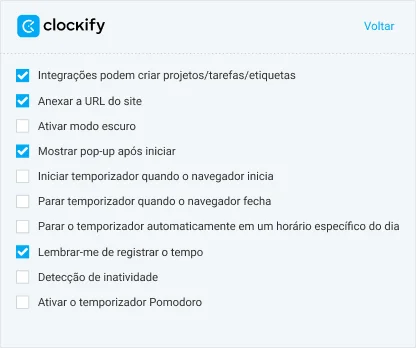 Controle de tempo no Pipedrive - habilite a extensão Clockify