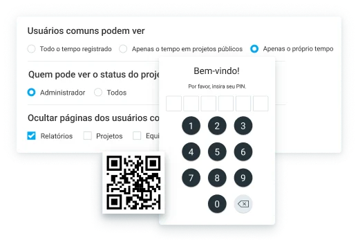 Opções de privacidade