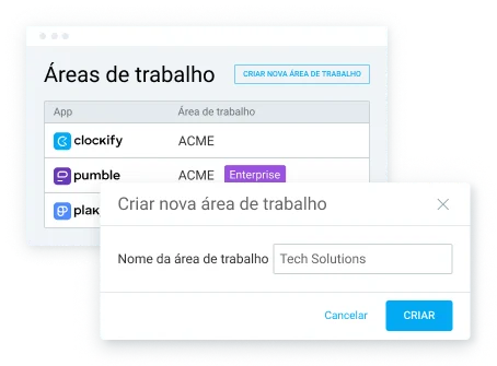 Configure seu espaço de trabalho