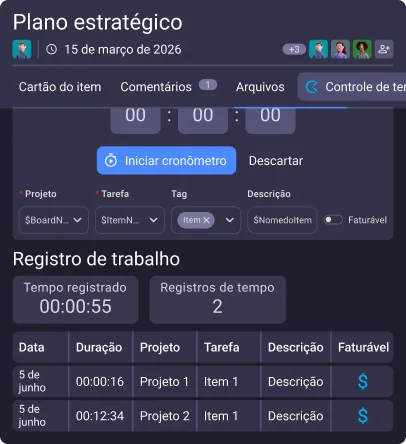 Simplifique a gestão do tempo