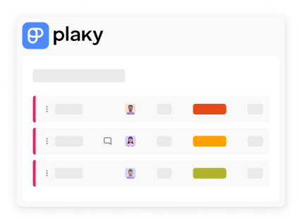 Plaky manage projects