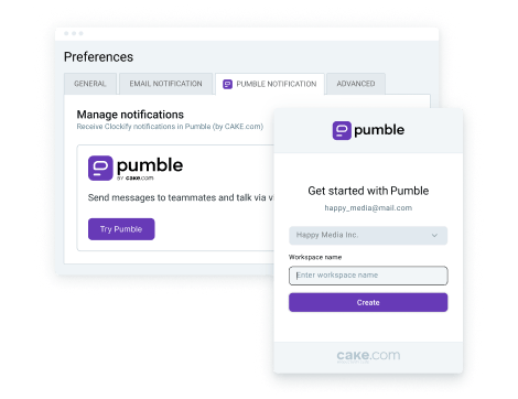 Have Pumble workspace