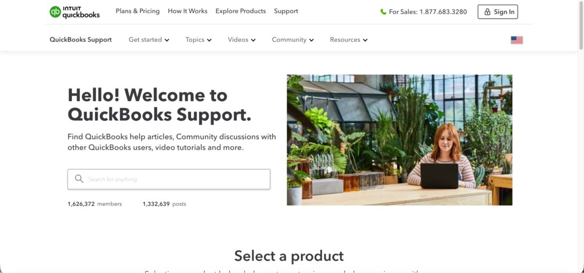 QuickBooks Time customer support page