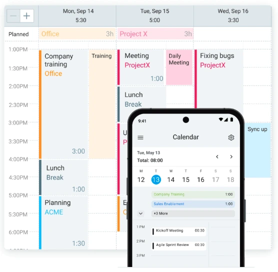 Clockify lets you see leaves, assign tasks, and spot overtime