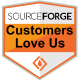Award SourceForge Customers Love Us