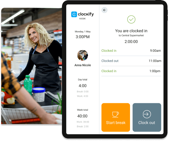 FREE Time Clock Kiosk App - Clockify™