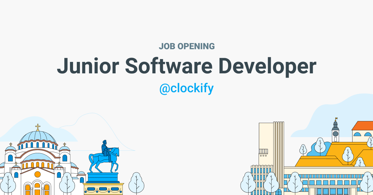 Junior Software Developer Clockify Career
