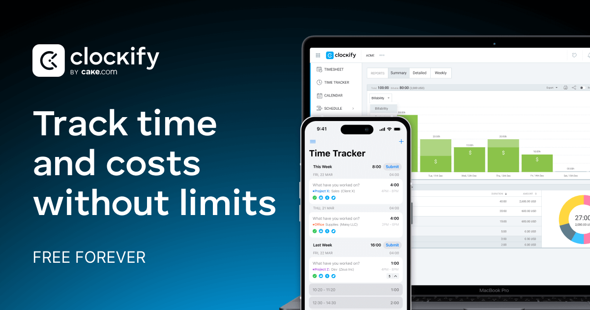Clockify™ - FREE Time Tracking Software