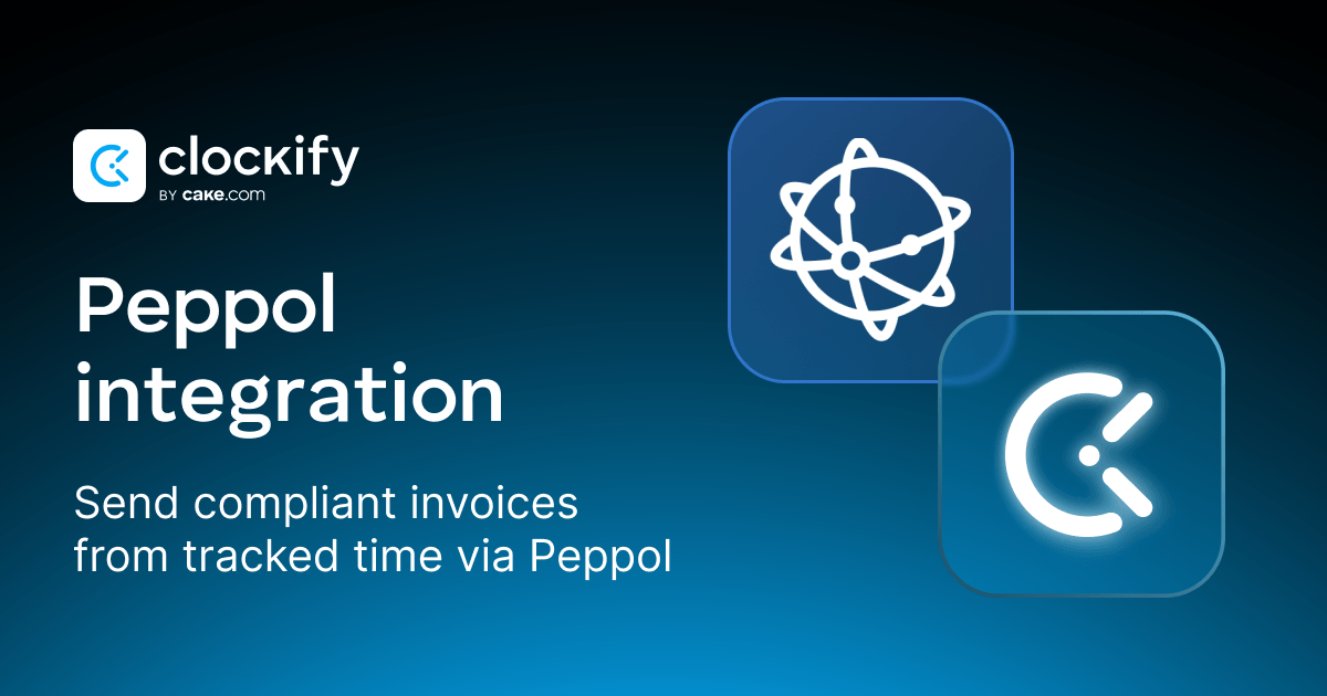 Peppol e-invoicing integration - Clockify