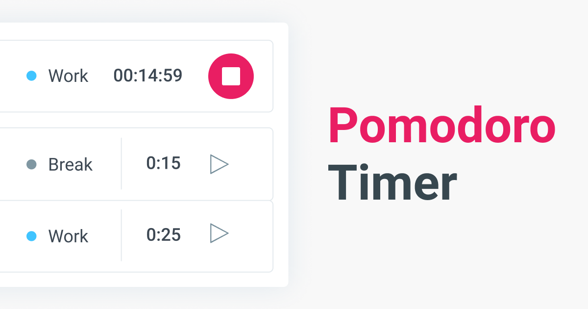 FREE Pomodoro Timer - Clockify™