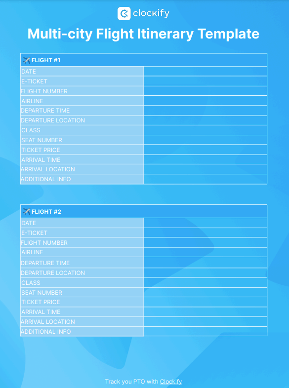 Multi city template screenshot