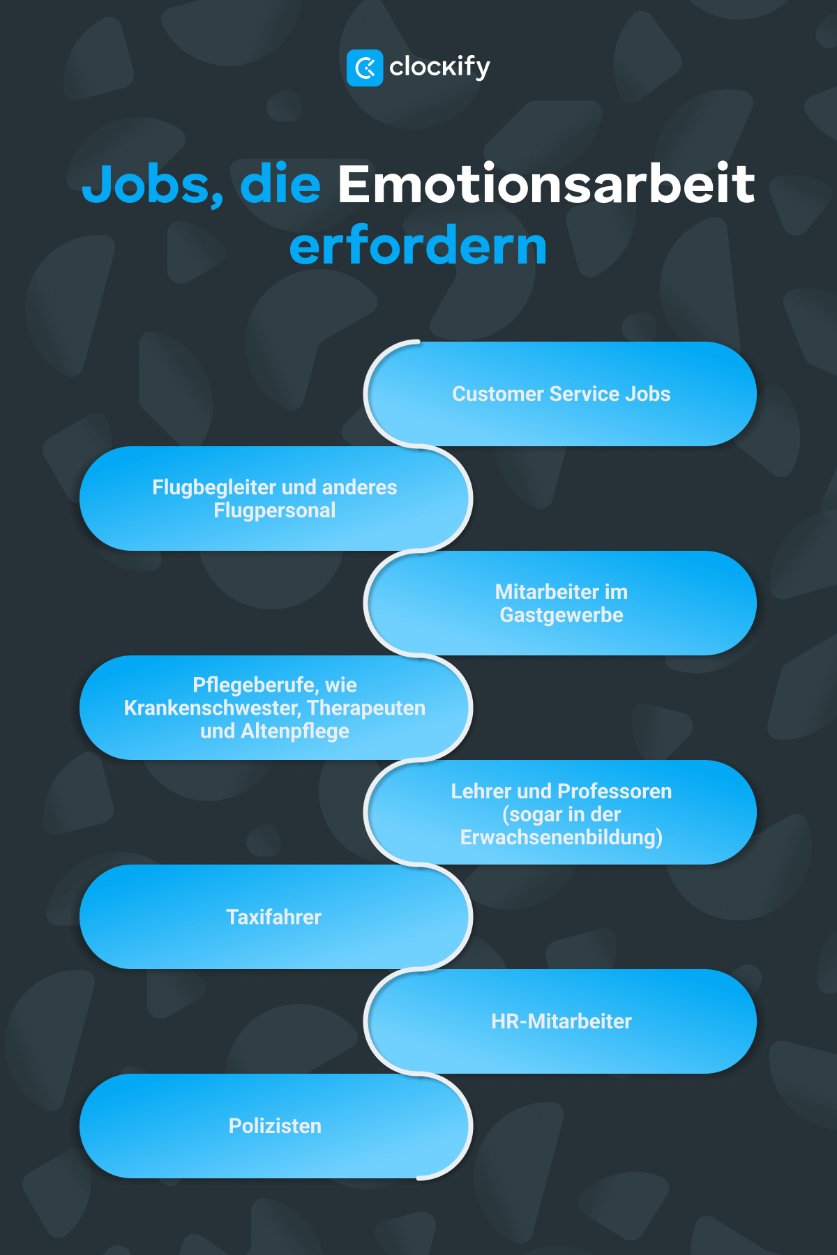 Jobs, die Emotionsarbeit erfordern