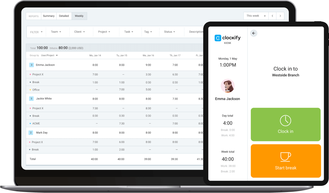 Appli Gratuite De Pointage Clockify 