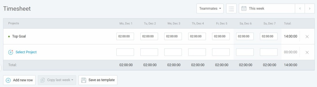 You can create a project in Clockify and track your daily progress on the top goal
