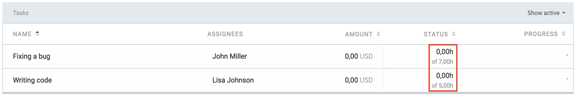 Compare estimated and tracked time on tasks with Clockify