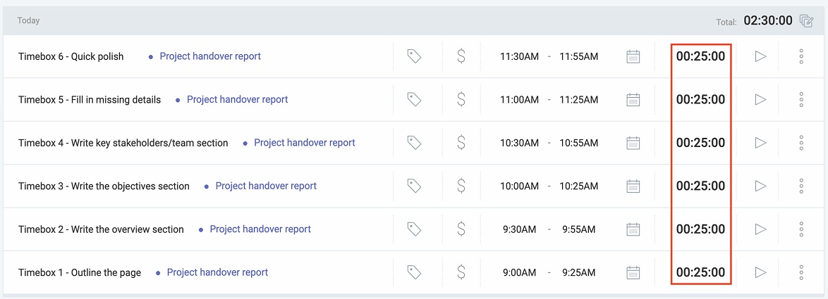 Tracking time spent on tasks with Clockify