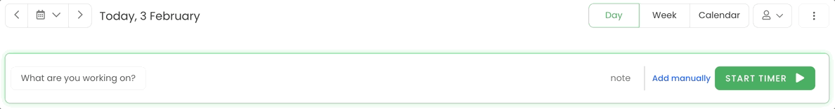 TimeCamp tracks time even if an employee doesn&rsquo;t select a task
