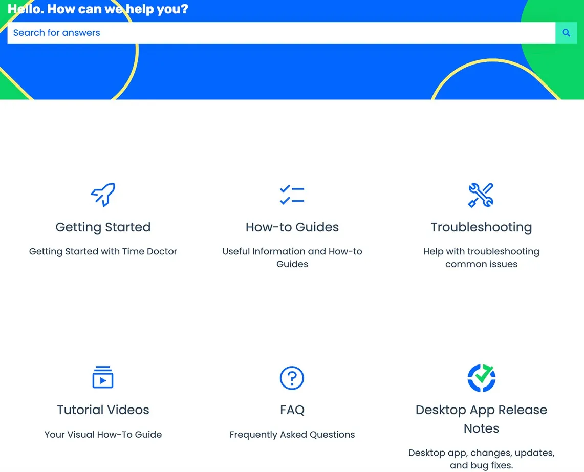 Time Doctor&rsquo;s Help Center