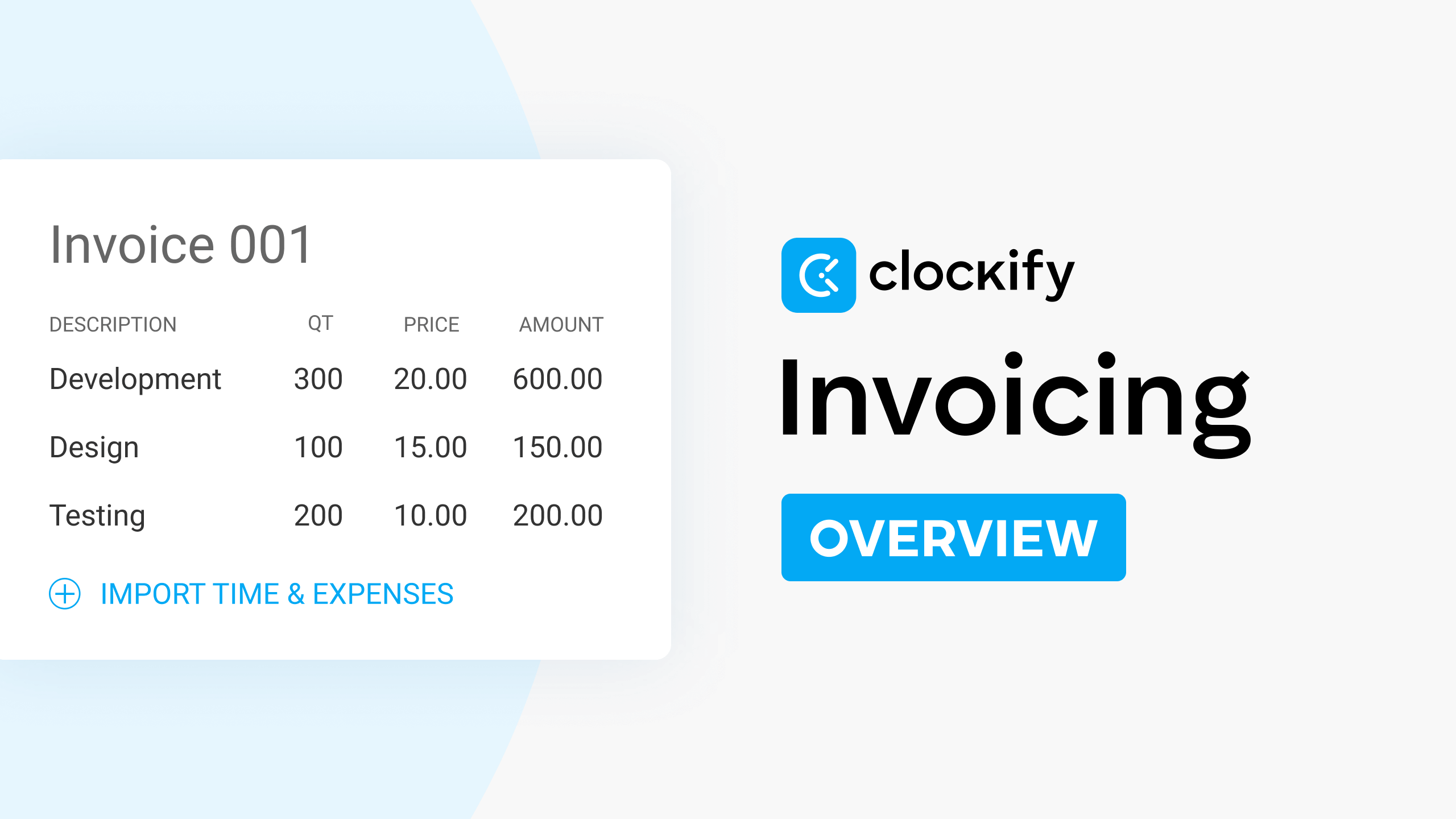 features invoicing overview