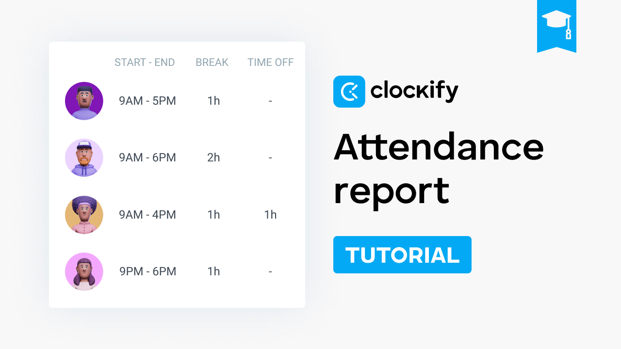 attendance report tutorial