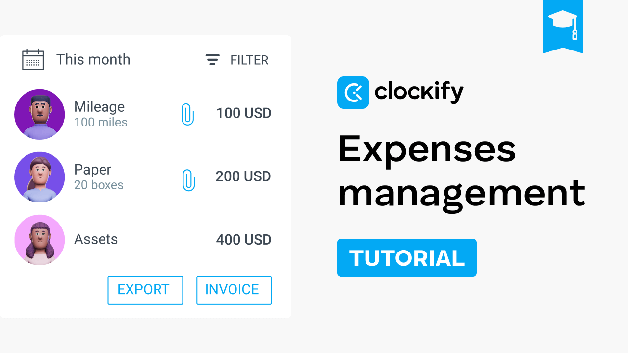 time tracking tutorial expense management