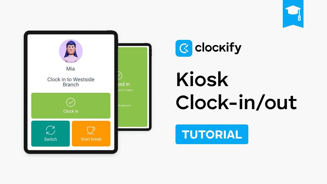 time tracking tutorial kiosk