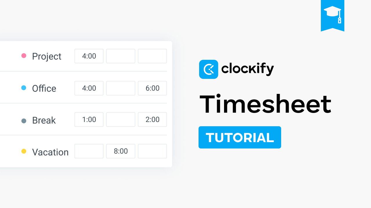 time tracking tutorial timesheet