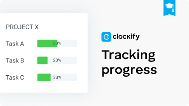 Tracking progress
