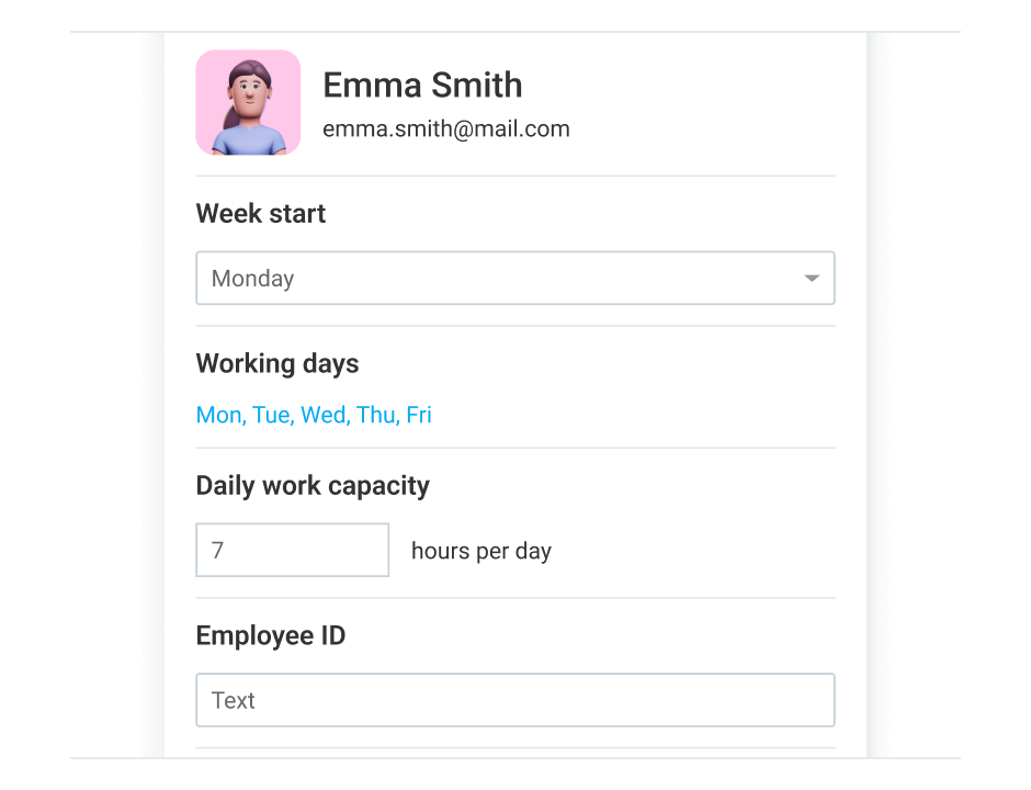 Work capacity